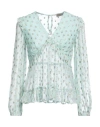 Twinset Woman Top Sky Blue Size 6 Viscose, Polyester In Blue