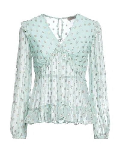 Twinset Woman Top Sky Blue Size 6 Viscose, Polyester
