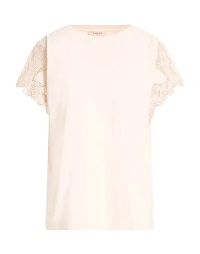 Twinset Woman T-shirt Light Pink Size Xxs Cotton In Neutral