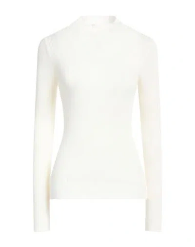 Twinset Woman Turtleneck Ivory Size L Wool In White