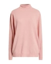 Twinset Woman Turtleneck Pink Size M Cashmere