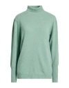Twinset Woman Turtleneck Sage Green Size L Cashmere In Green