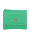 Twinset Woman Wallet Green Size - Textile Fibers