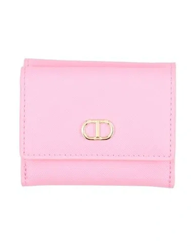 Twinset Woman Wallet Pink Size - Textile Fibers