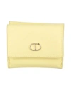 Twinset Woman Wallet Yellow Size - Textile Fibers