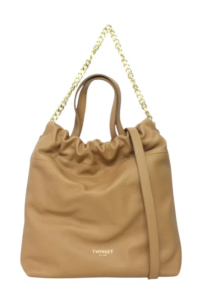 Twinset Women's Bag  242tb7211 Brown