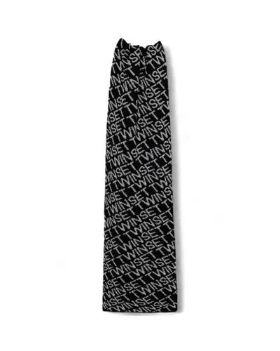 Twinset Twin-set Women's Scarf Black Grey - 252ta4251-05726