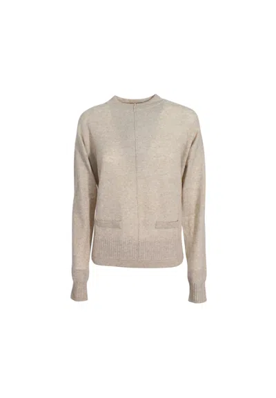 Twinset Women's Sweatshirt  242ll3fcc Beige In Gray
