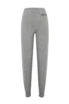 Twinset Tapered Trousers In Warm Melange Grey