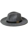 Twinset Logo-plaque Hat In Grey
