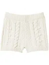 Twinset Wool Shorts In 白色