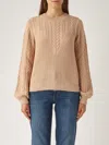 Twinset Wool Sweater In Sabbia