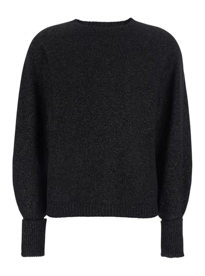 Twinset Wool-cashmere Blend Sweater In Black