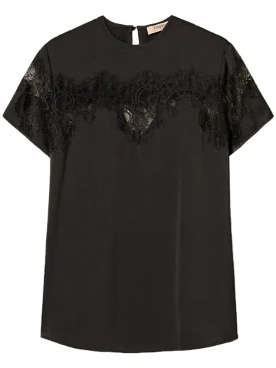 Twinset Woven Blouse In Black