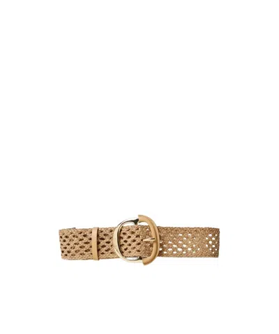 TWINSET WOVEN BUCKLED BELT