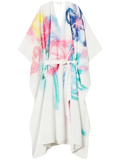 Twinset Woven Dress In 白色