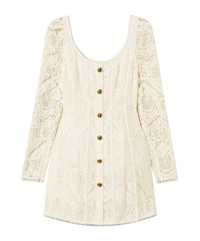 Twinset Woven Dress In White