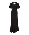 Twinset Lattice-patterned Butterfly Embroidery Dress