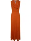 Twinset Twin-set Dress In Orange