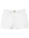 Twinset Woven Shorts In 白色