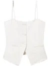 Twinset Woven Top In 00282_neve