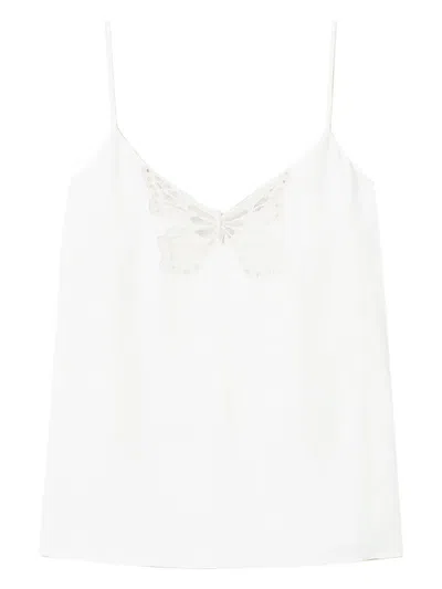 Twinset Woven Top In White