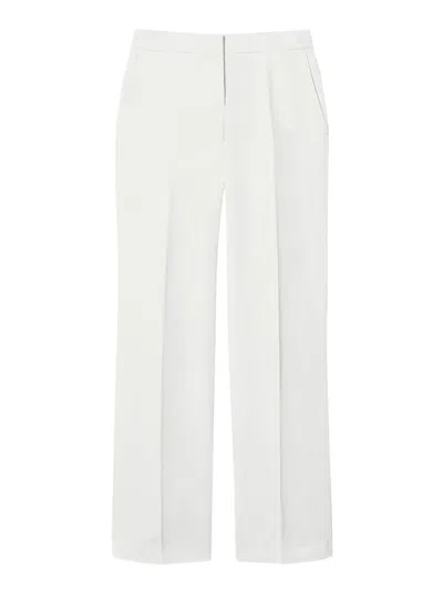 Twinset Woven Trousers In White