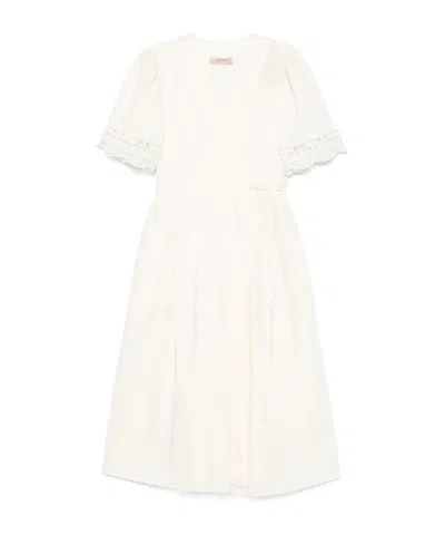 Twinset Wrap-design Midi Dress