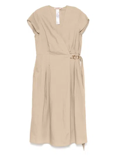 Twinset Wrap Design Midi Dress