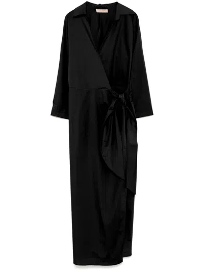 TWINSET WRAP MAXI DRESS