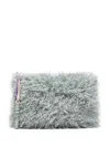 Twinset Wrist-strap Clutch Bag In Gray