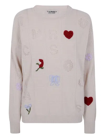 Twinset X Marco Rambaldi Sweater In Neutral