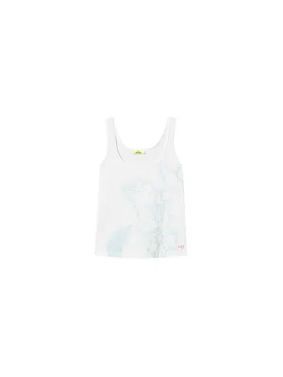 Twinset X Myfo Floral-print Tank Top In White