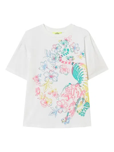 Twinset X Myfo Graphic-print T-shirt In White