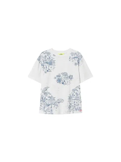 Twinset X Myfo Illustration-print T-shirt In White