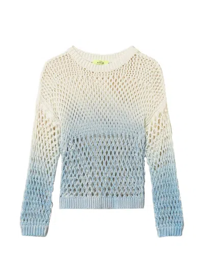 Twinset X Myfo Open-knit Top In Multi