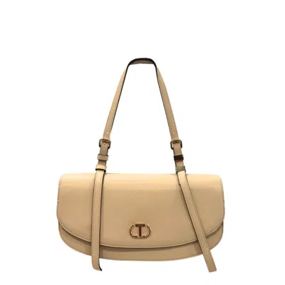 Twinset Logo-plaque Shoulder Bag In Red