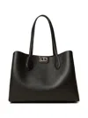 Twinset Zip-fastening Double-handle Tote Bag In Black