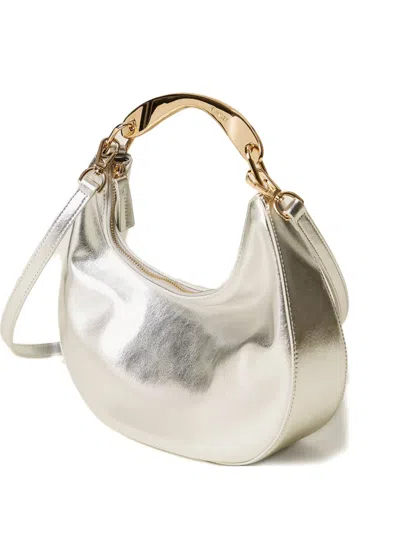 Twinset Zip-fastening Tote Bag In Silver