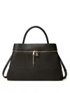 Twinset Zip-lock Tote Bag In Black