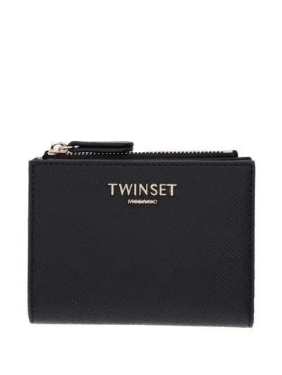 Twinset Portemonnaie Mit Reissverschluss In Black