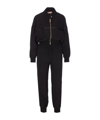 Twinset Zip-front Jumpsuit In Black