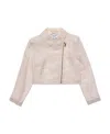 Twinset Zipped Jacket In Nude