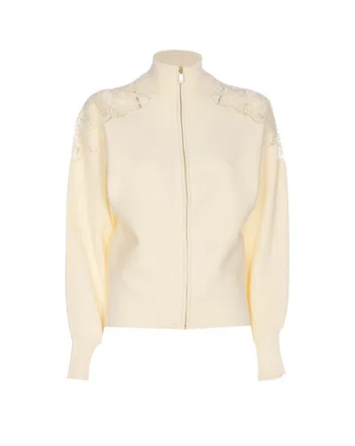 TWINSET ZIPPED SWEATER
