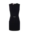 Twinset Twin-set Mini Dress In Black