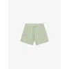 Twist & Tango Melody Drawstring-waist High-rise Linen Shorts In Mint