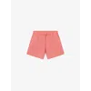 Twist & Tango Melody Drawstring-waist High-rise Linen Shorts In Tea Rose