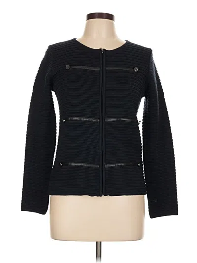 Pre-owned Twist Cardigan Sweater In Black