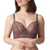 Twist I Do Longline Bra In Toffee In Animal Print