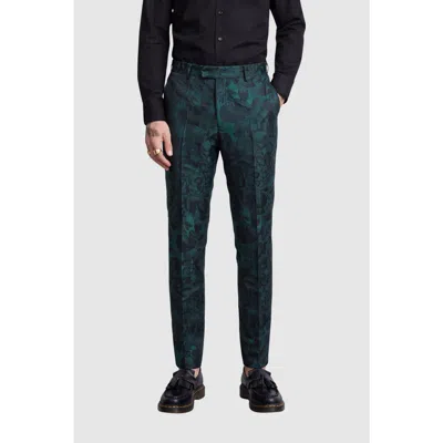 Twisted Tailor Gilmour Slim Fit Suit Trousers In Green